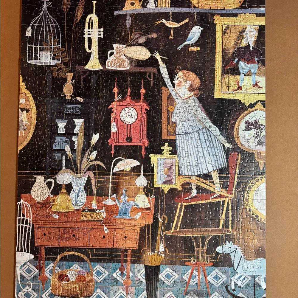 New York Puzzle Company 1000 Piece Puzzle Vintage Shop - Picture 2 of 2